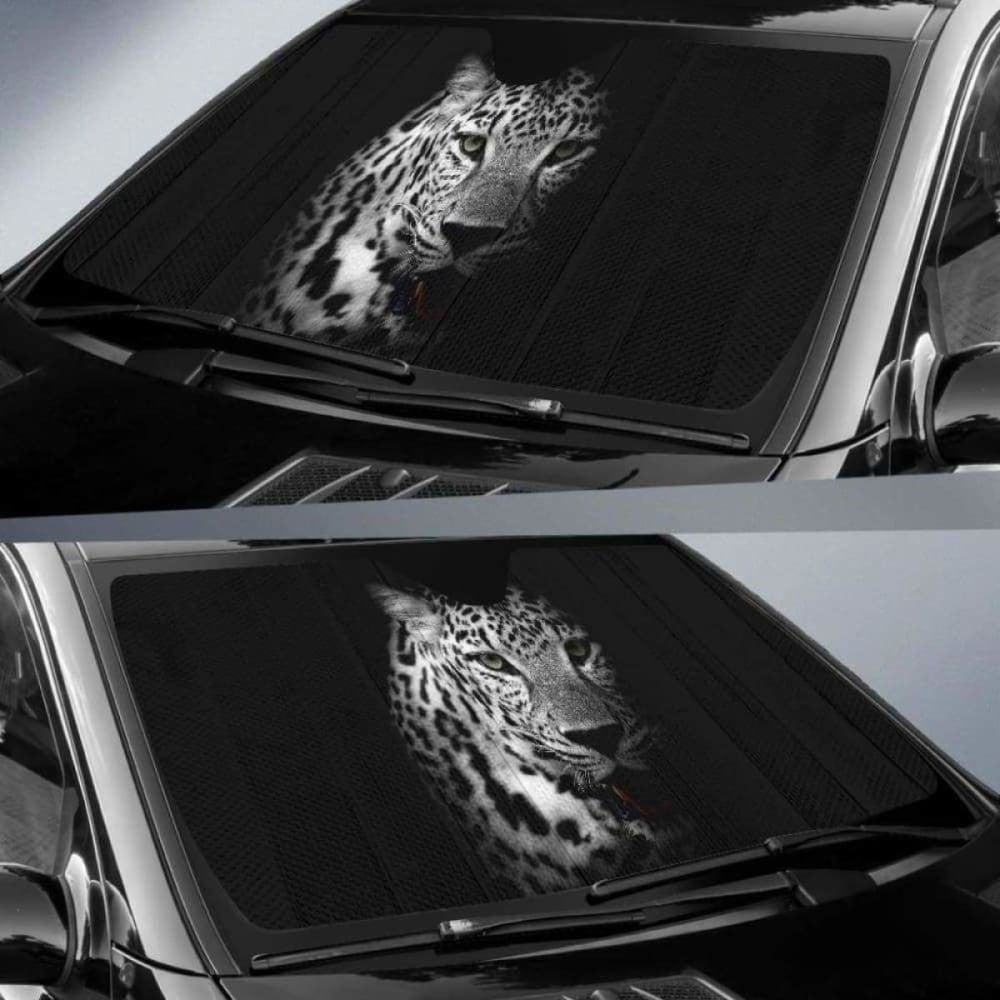 Leopard Car Car Auto Sun Shade