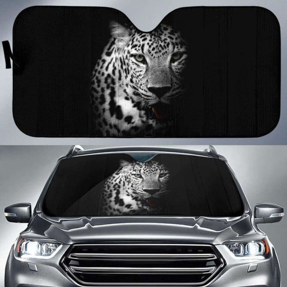 Leopard Car Car Auto Sun Shade