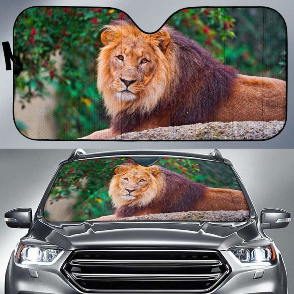 Lion Splash ArtworkK Car Sun Shade