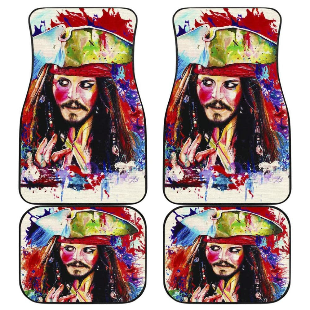 Jack Sparrow Pirates Of The Caribbean Car Floor Mats