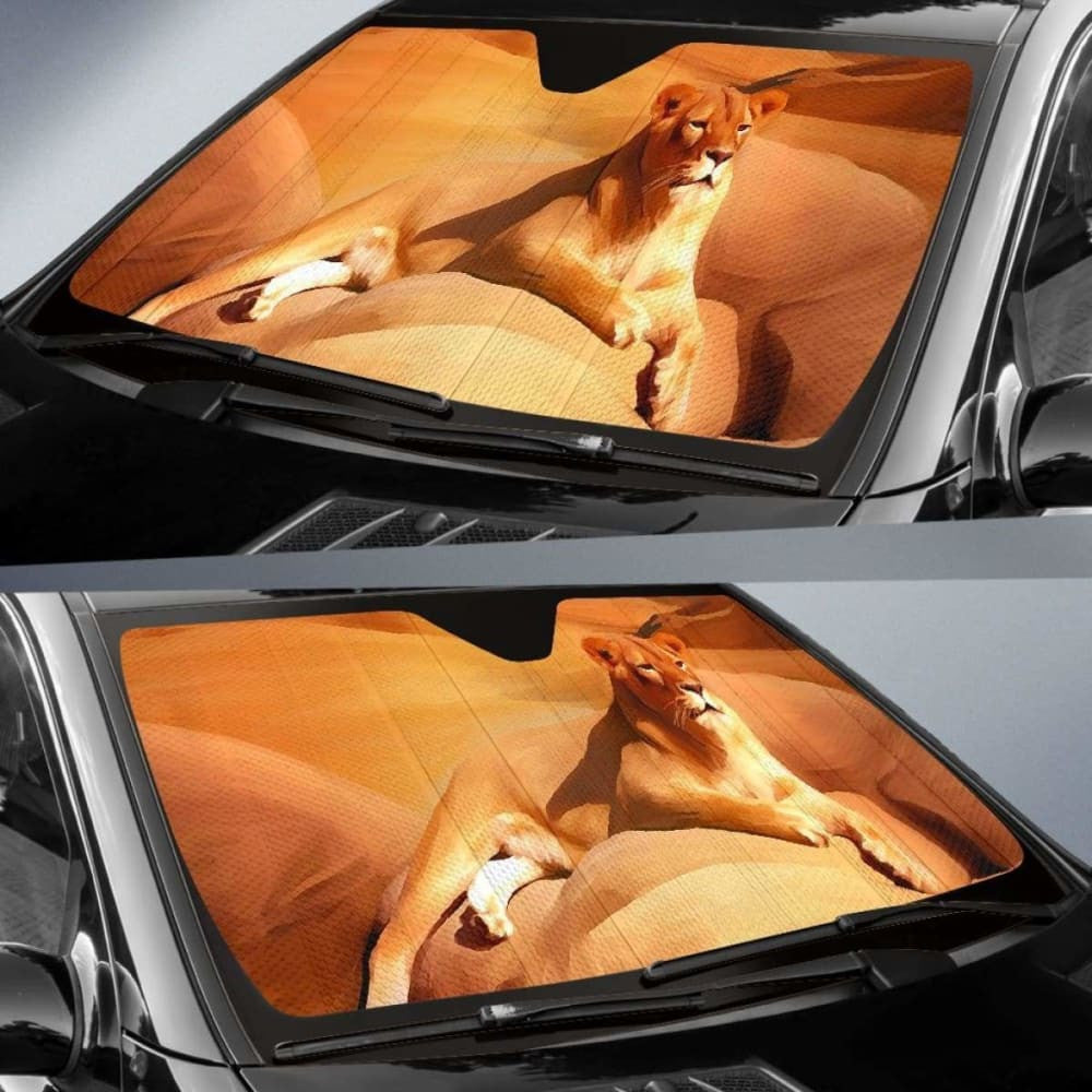 Car Sun Shade Lioness