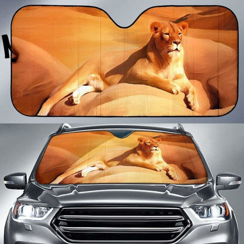 Car Sun Shade Lioness