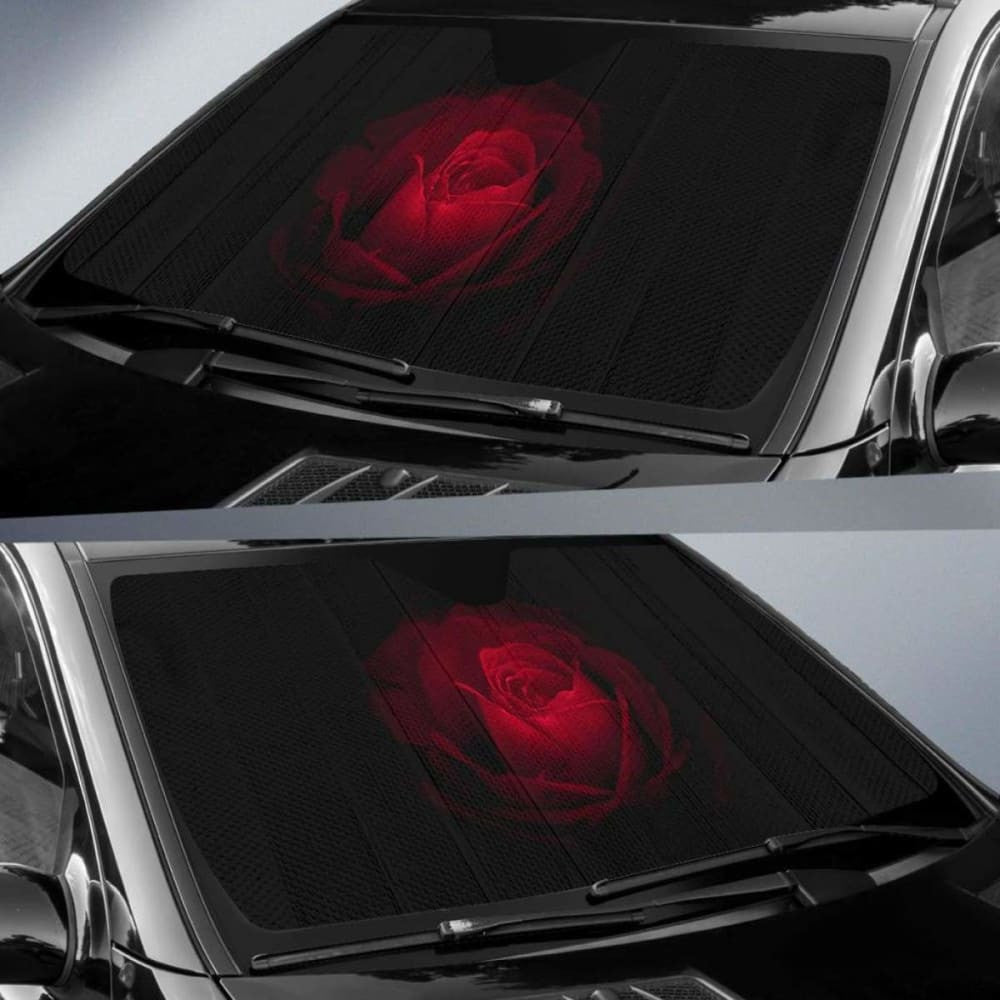 Flower Roses Car Sun Shade