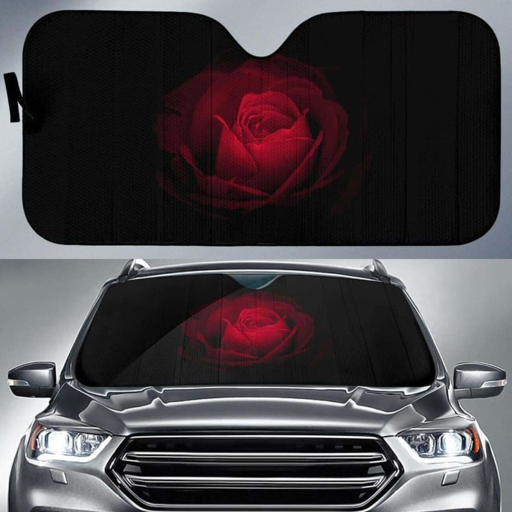 Flower Roses Car Sun Shade