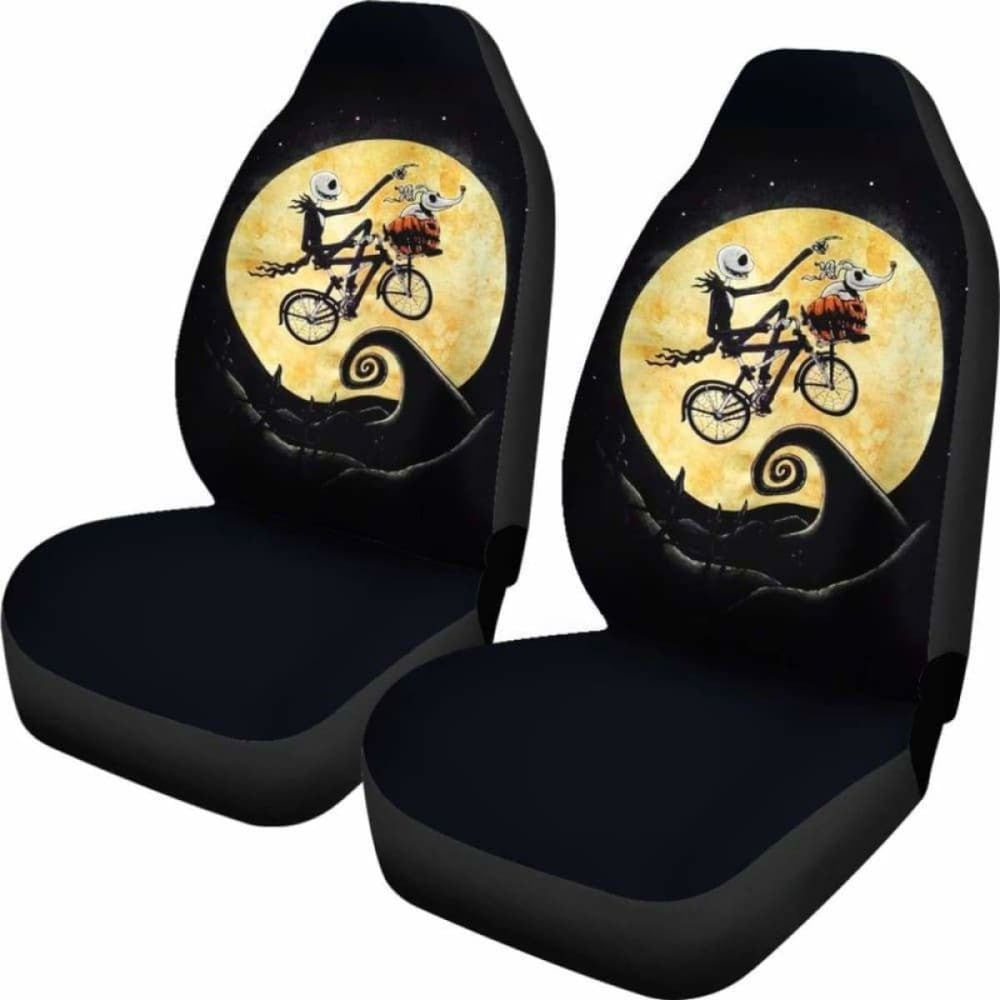 Jack Skellington Moon Car Seat Covers Amazing