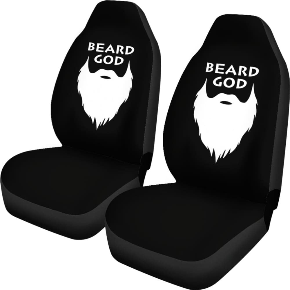 God Beard Amazing Gift Idea Car Seat Covers