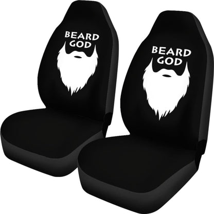 God Beard Amazing Gift Idea Car Seat Covers