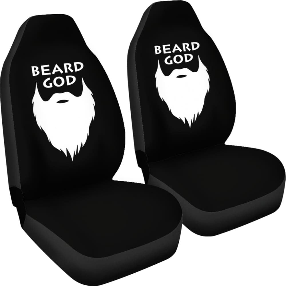 God Beard Amazing Gift Idea Car Seat Covers