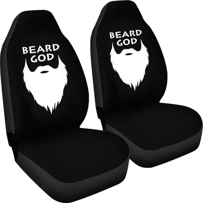 God Beard Amazing Gift Idea Car Seat Covers