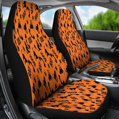 Trick Or Treat Cat Boo Car Seat Covers
