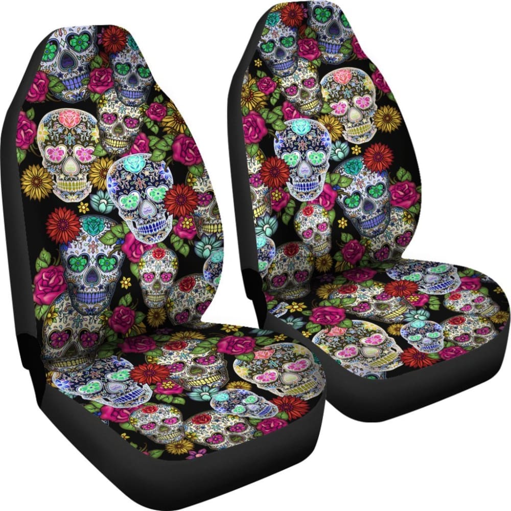 Sugar Skulls Car Seat Covers -