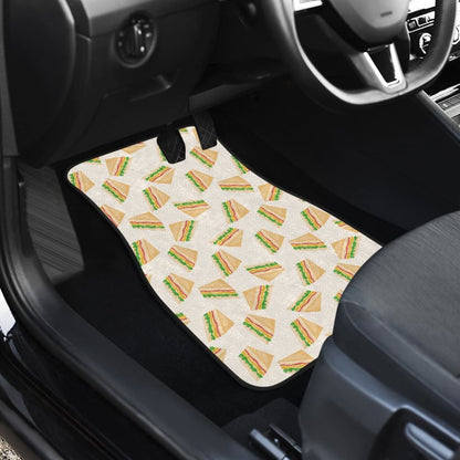 Funny Sandwich Pattern Car Floor Mats
