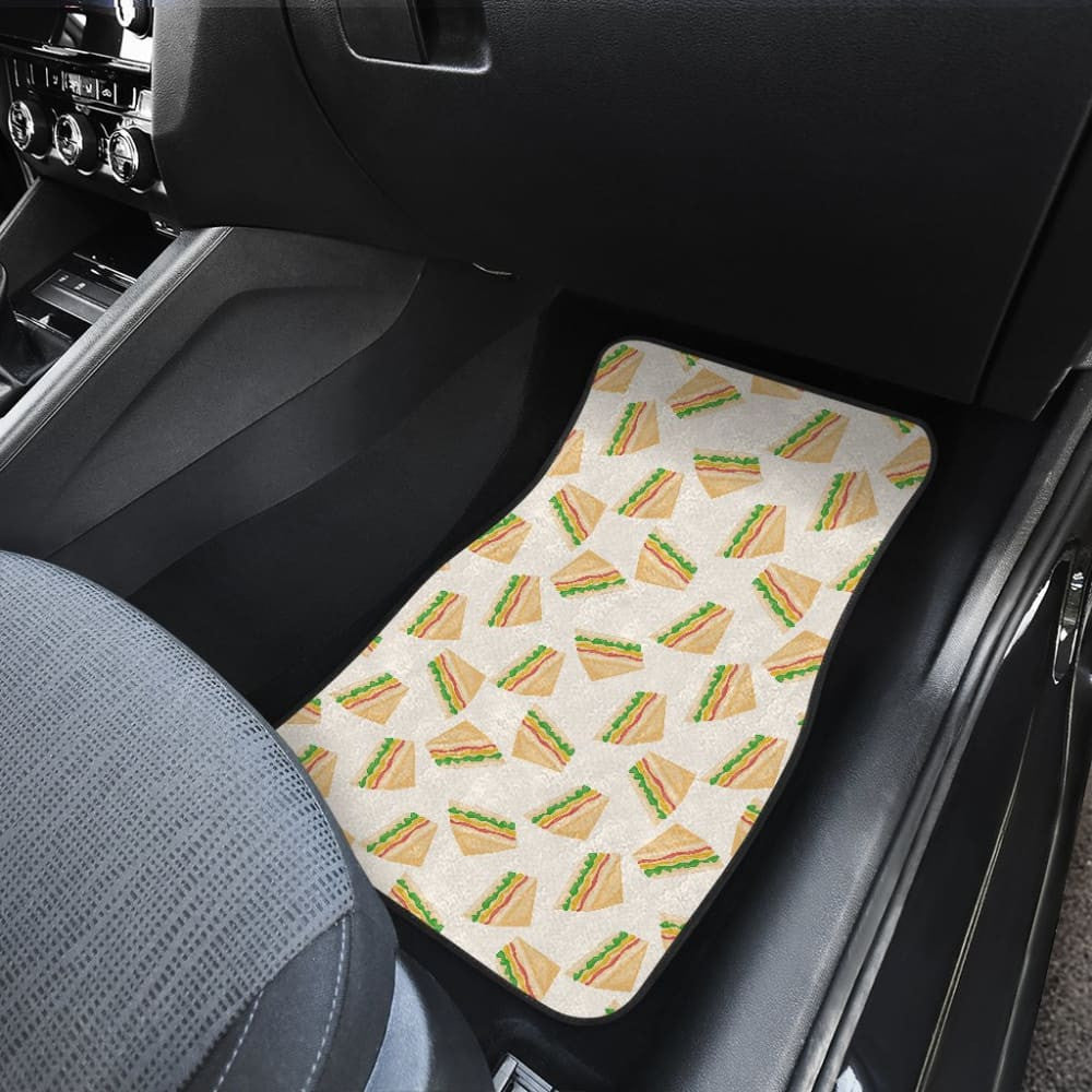 Funny Sandwich Pattern Car Floor Mats