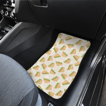 Funny Sandwich Pattern Car Floor Mats