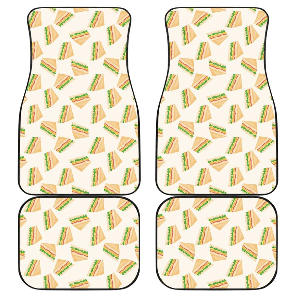 Funny Sandwich Pattern Car Floor Mats