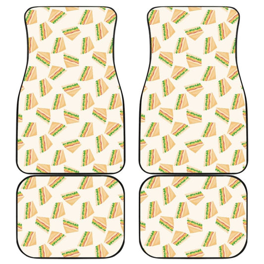 Funny Sandwich Pattern Car Floor Mats