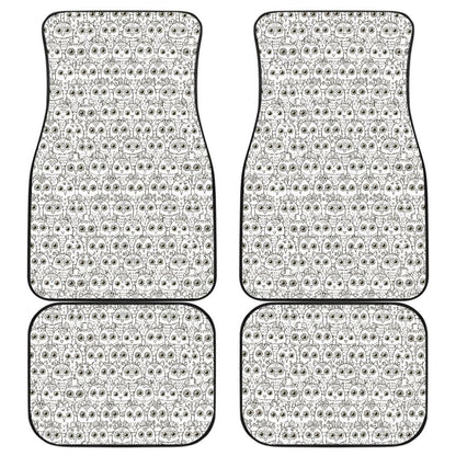 Pattern Owl Doodle Car Floor Mats Amazing Gift