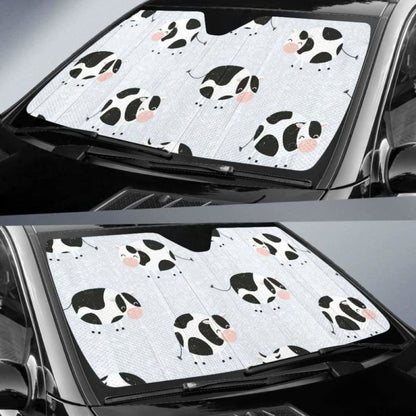 Cute Cows Pattern Car Auto Sun Shades