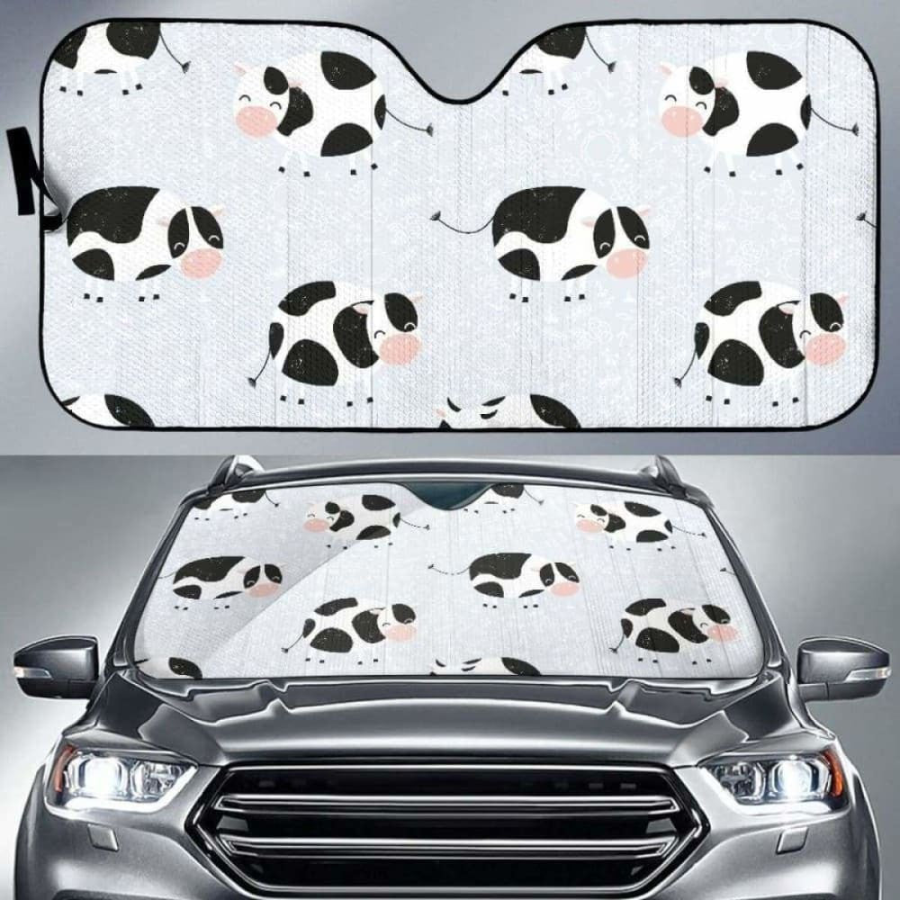 Cute Cows Pattern Car Auto Sun Shades