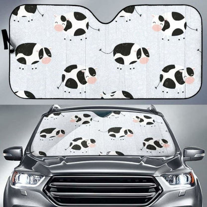 Cute Cows Pattern Car Auto Sun Shades