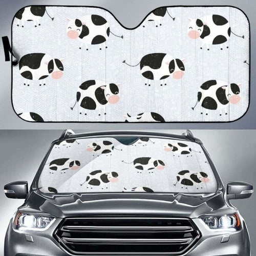 Cute Cows Pattern Car Auto Sun Shades