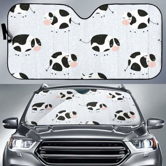 Cute Cows Pattern Car Auto Sun Shades