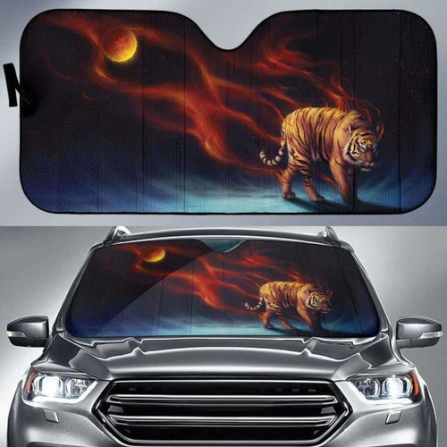 Fire Tiger Car Auto Sun Shades