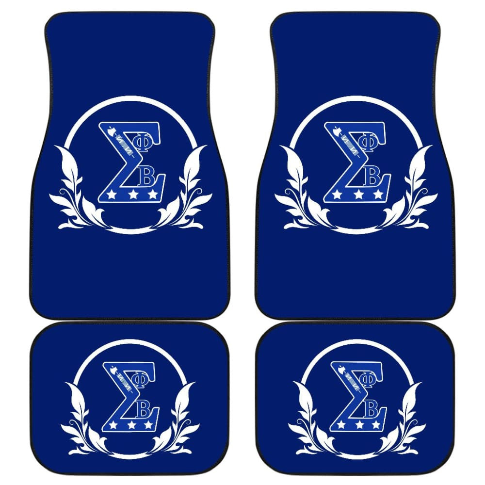 African American Phi Beta Sigma Fraternity Car Floor Mats