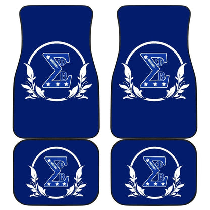 African American Phi Beta Sigma Fraternity Car Floor Mats