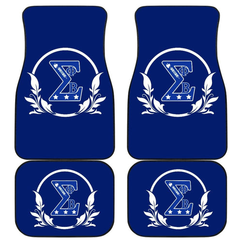 African American Phi Beta Sigma Fraternity Car Floor Mats