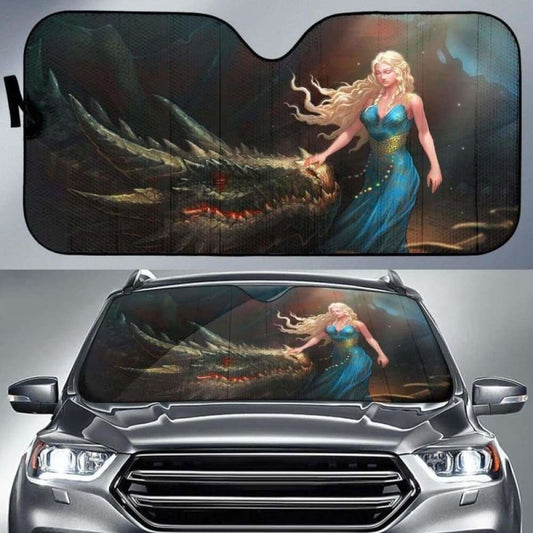 Mother Of Dragon Car Sun Shades