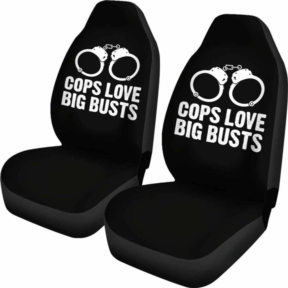 Cops Love Big Busts Car Seat Covers Amazing Gift Ideas