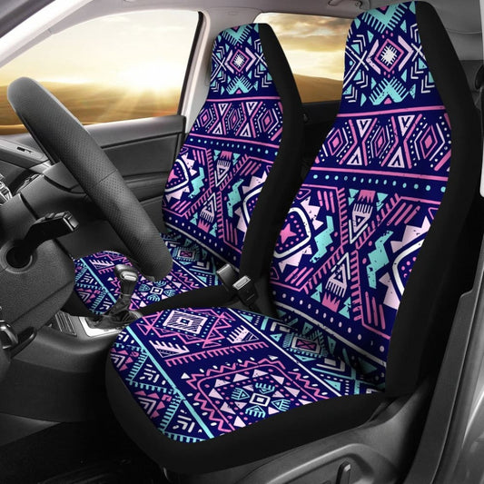 Colorful Aztec Car Seat Covers
