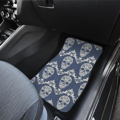 Set Of - Sugar Skulls Car Mat Car Floor Mat