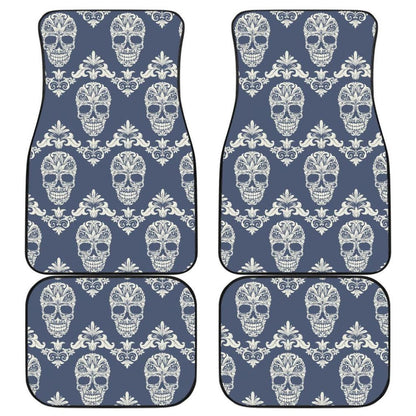 Set Of - Sugar Skulls Car Mat Car Floor Mat