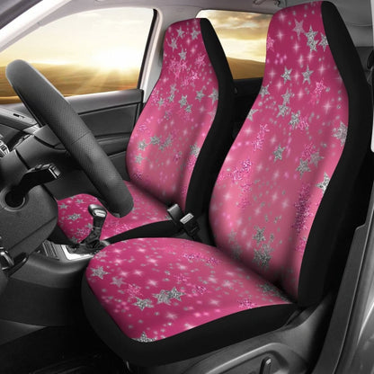 Pink Stars Car Seat Covers