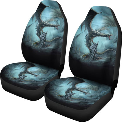Ancient Dragon Lord of Death Car Seat Covers