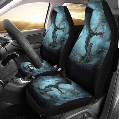Ancient Dragon Lord of Death Car Seat Covers