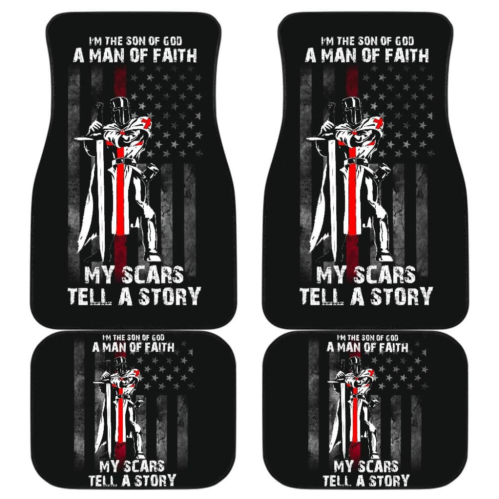 Son Of God My Scars Tell A Story Car Floor Mats