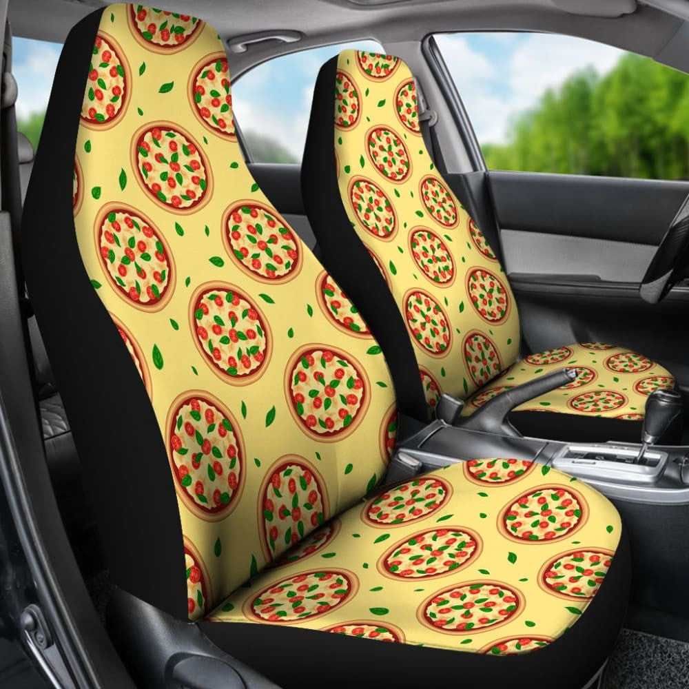 Pizza Design Car Seat Covers