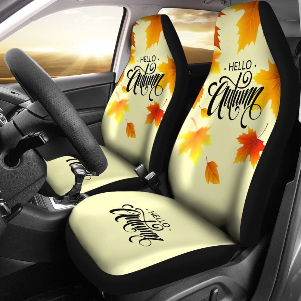 Hello Autumn Car Seat Covers Accessories