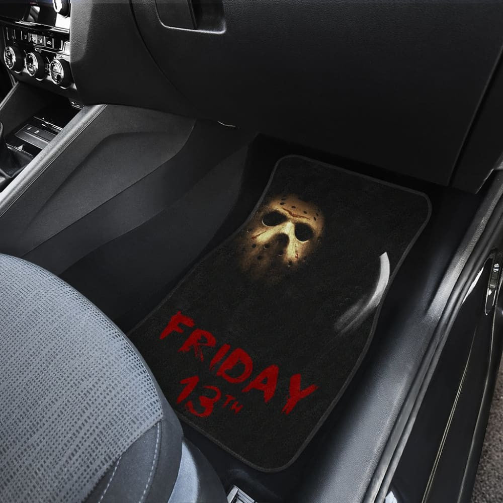 Horror Movie Friday TheTh Jason Voorhees Mask In The Dark Car Floor Mats