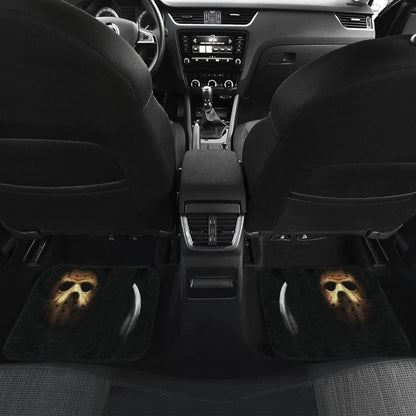 Horror Movie Friday TheTh Jason Voorhees Mask In The Dark Car Floor Mats
