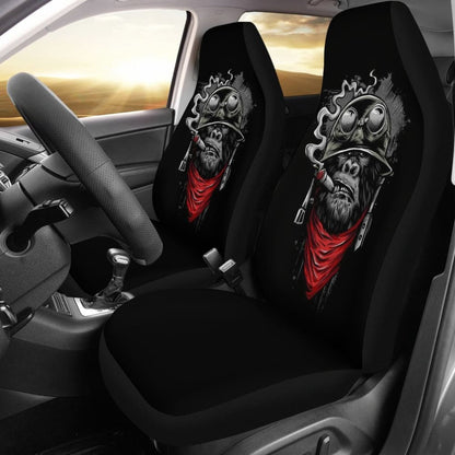 Badass Monkey Smoking Car Seat Covers