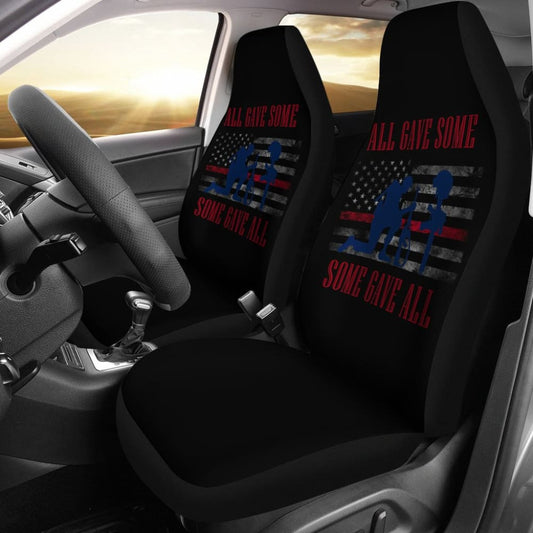 All Gave Some, Some Gave All Patriotic Angel Soldier Car Seat Covers
