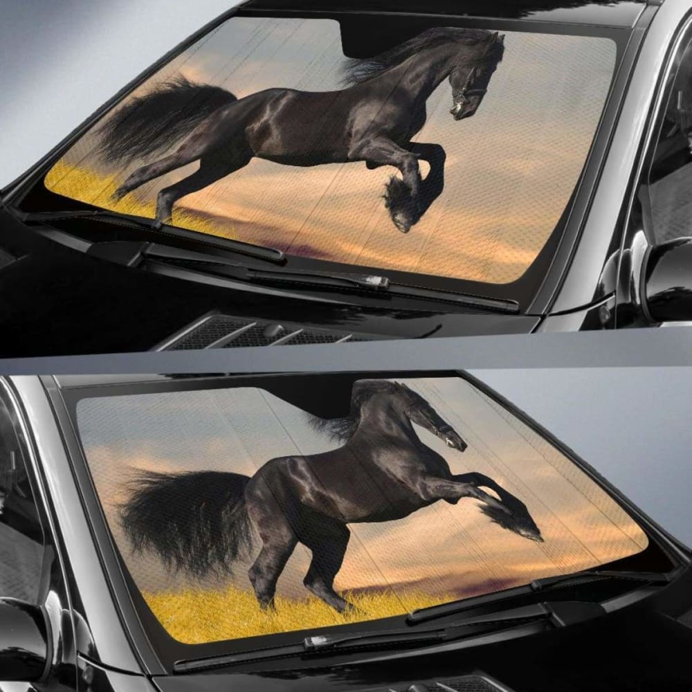 Wild Horse Hd Car Sun Shade