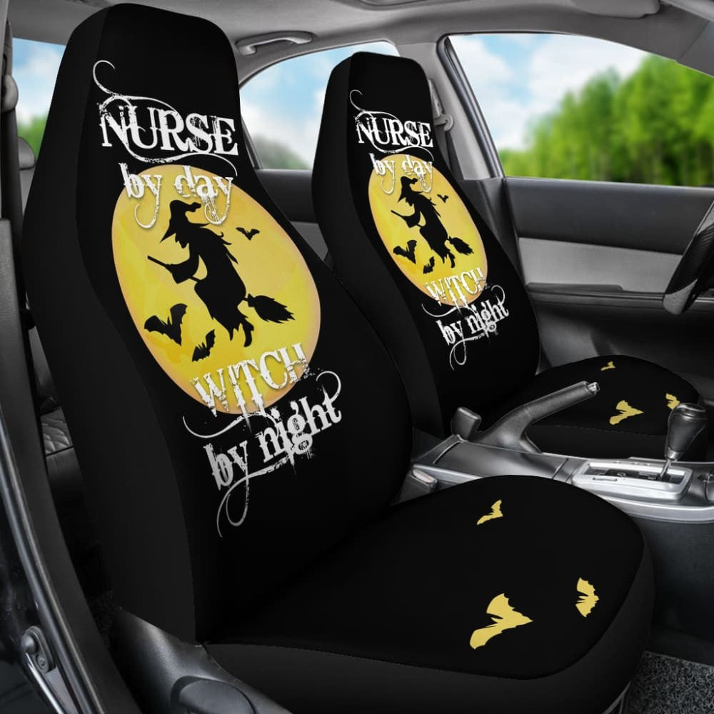 Nurse By Day, Witch By Night Car Seat Covers