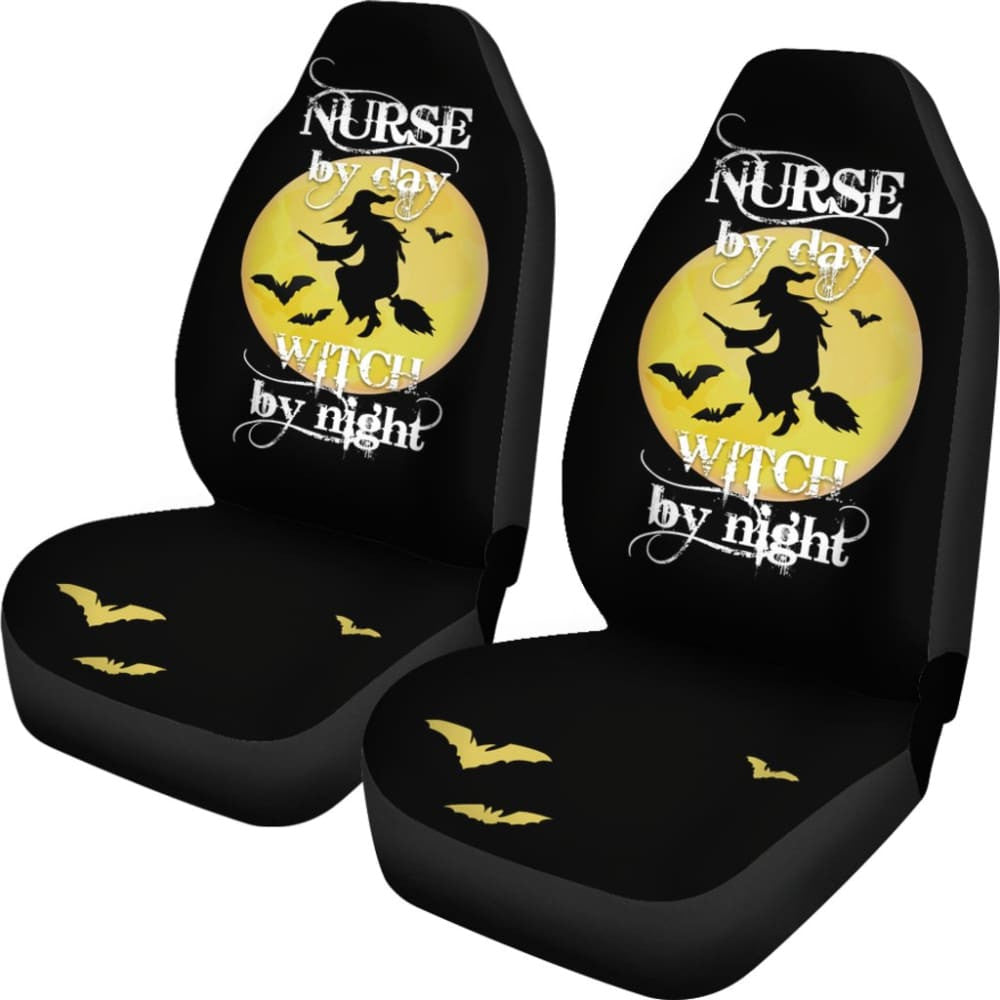 Nurse By Day, Witch By Night Car Seat Covers