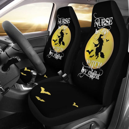 Nurse By Day, Witch By Night Car Seat Covers