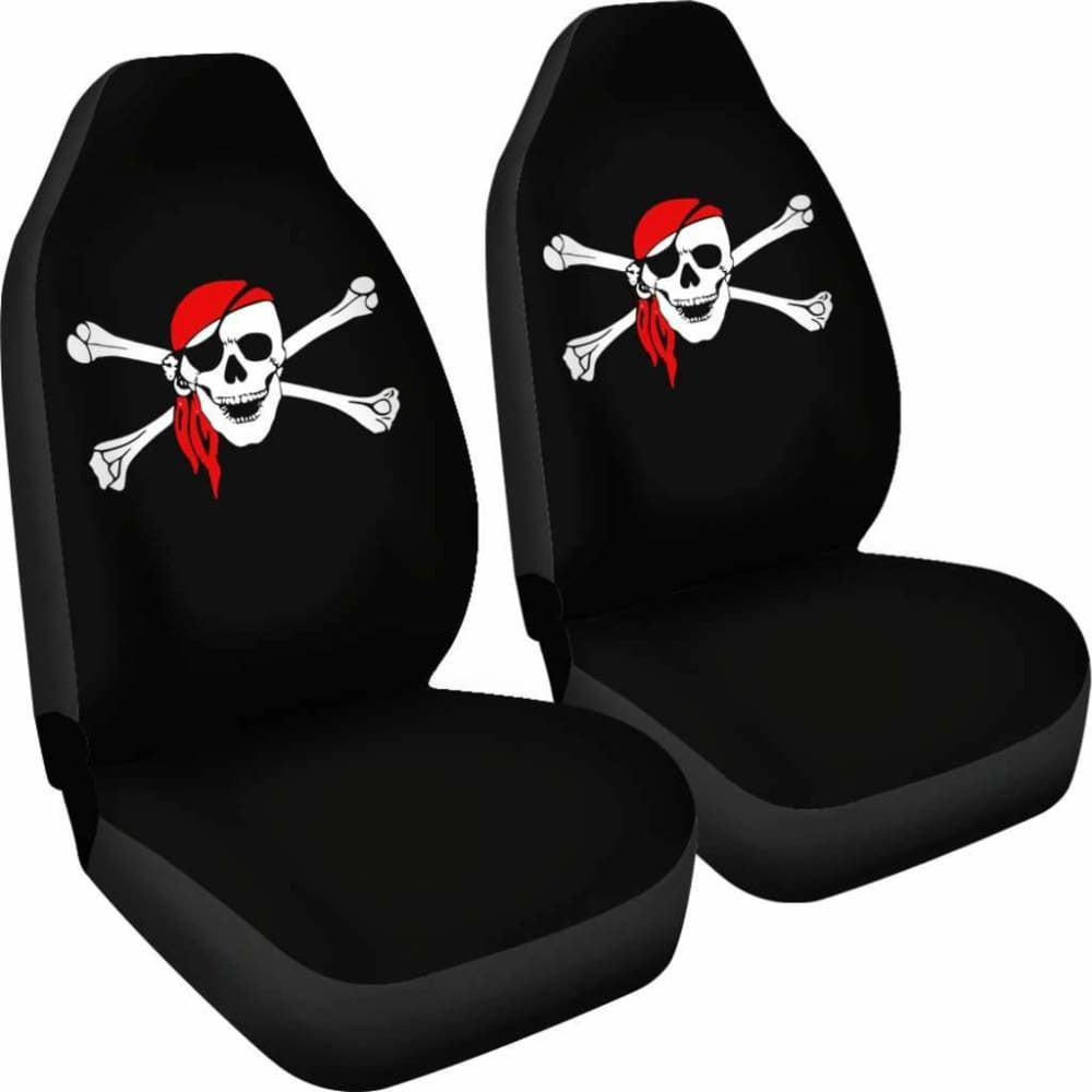 Pirate Skull And Crossbones Car Seat Covers Amazing Gift